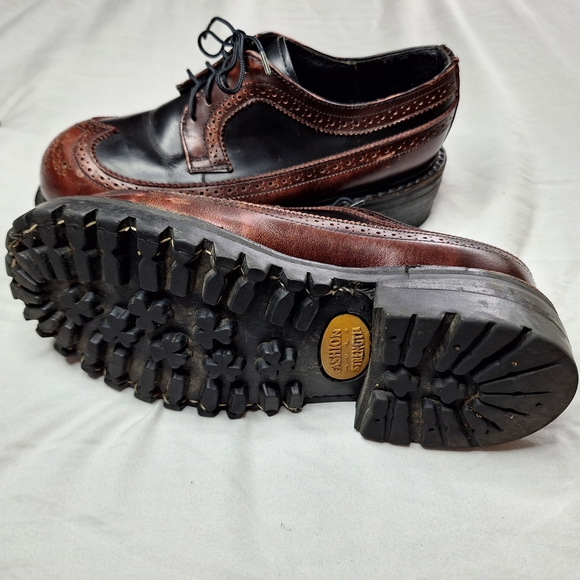 Escarpins Femme Vintage Talon Haut 12 Cm + Plateforme 3,5 Cm – Style Brogue Lacets – Élégant & Confort